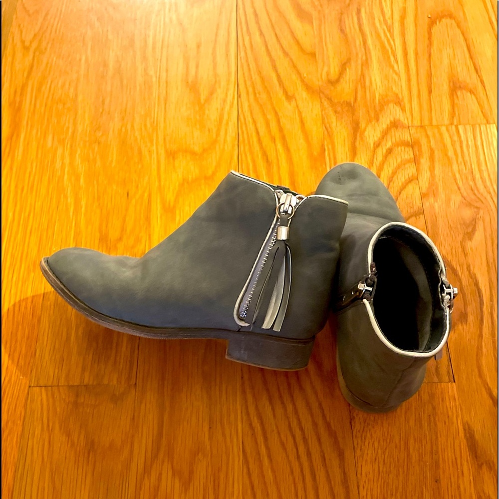 Nima Gray Ankle Boots
